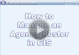 How to Manage Agency Rosters in CIS